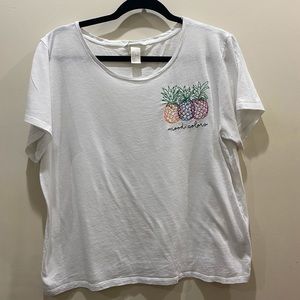 H&M embroidered tee